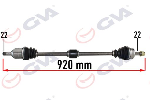 Komple Aks Sağ Opel Corsa D 06>14 Corsa E 14>19 Adam 12>19 1.0-1.2-1.4 22x22x920 - 13149829-374788-13250859-95518745