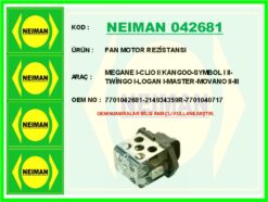 Fan Motor Rezistansı Megane I-clıo Iı Kangoo-symbol I Iı-twingo I-logan I-master-movano Iı-ııı - 7701042681-214934359R-7701040717