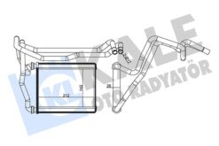 Kalorifer Radyatörü Toyota Rav4 2.0l 1az-fe Aca21 01-05 - Aleminyum - 8710742130