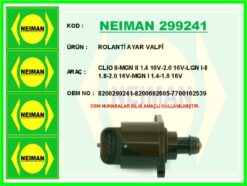 Rolanti Ayar Valfi Clıo Iı-mgn Iı 1.4 16v-2.0 16v-lgn I-ıı 1.8-2.0 16v-mgn I 1.4-1.6 16v - 8200299241-8200692605-7700102539