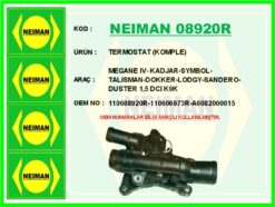 Termostat 80 C Renault Megane Iv 18> Kadjar 18> Duster Iı 18> Clıo V 19> Captur Iı 20> 1.5bluedci Euro 6 . Mercedes W177 V177 W247 W415 C118 X118 - A6082003100-110608920R