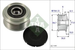 Alternatör Gergi Rulmanı Astra G-h-corsa C-d-merıva-zafıra 1.7cdtı-combo 1.7cdtı 16v - 1204366-6204889