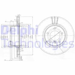 Fren Dıskı On Bmw E60 04>10 - 34116864059
