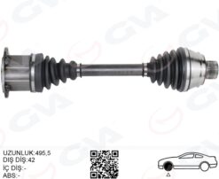 Komple Aks Ön Sağ/sol A6-a7-q5 Otomatık 2.0 Tfsi- 2.0 Tdi 08- Cglb-cglc-chja-cgla-cahb-cgld-chnc 2.0 Tfsi- 2.0 Tdi - 4G0407271A-8R0407271C