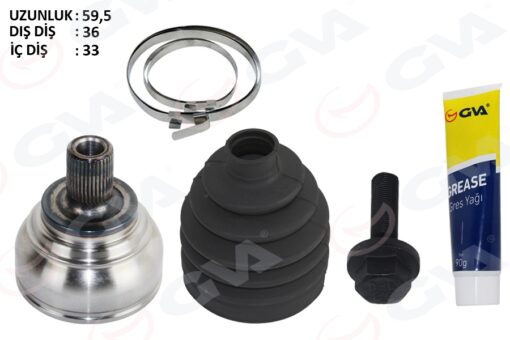 Aks Kafası Dış Golf7-jetta-passat-a3 1.2 Tsi-1.4 Tsi-1.6 Tdi 13- Cyva-cyvb-cbza-cbzb-cpva-cpta-clha-clhb-crka-crkb 1.2 Tsi-1.4 Tsi-1.6 Tdi - 5M0498099-5M0498099A