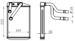 Kalorifer Radyatörü Peugeot Boxer Iıı Cıtroen Jumper Fıat Ducato Iıı 06> 230x163x26 - 6448.R0-77364073