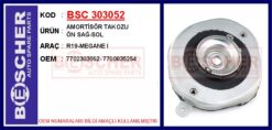 Amortisör Takozu Ön Sağ-sol R19-megane I - 7702303052-7700835254