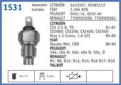 Hararet Müşürü Renault 12