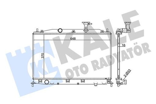 Radyatör Accent-accent Iı Era 1.4/1.6 Al/pl/brz 370x648x16 - 253101E150-253101E100