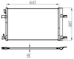 Klima Kondenseri Radyatörü - Otomatik Astra J-zafıra C-cruze 1.4-1.6-1.7-2.0 - 39140128-13377763-13267649-1850220