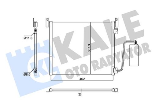 Kondenser Opel Sıgnum-vectra C Gts - 1850117-12775542-12805059-13106817