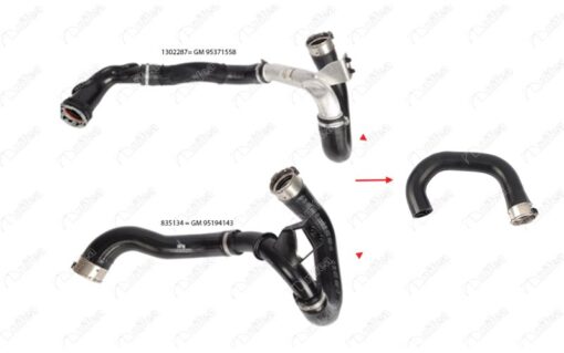 Turbo Hortumu Uç Parça Çıkış Opel Mokka 12-> 1.6 A-b-d16dth-dtn-dtu - 39071730-95371558-1302287-835134