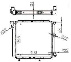 Radyatör Exp-r9-r11 360x370x18 Alüminyum - 7700765602-7700759196-7701406496