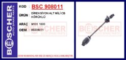 Direksiyon Alt Mili Cb Körüklü M131 1600 - 85008011