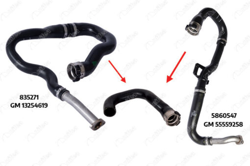 Turbo Hava Hortumu Plastik Parça Hariç Opel Corsa D 06>14 1.3 A13dtc - 55559258-5860547-13254619-835271