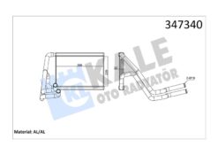 Kalorifer Radyatörü Hyundaı İx35. Tucson 1.6l G4fd Gdi 11-15 2.0l D4ha Crdi 10-15 / Kıa Sportage 1.6 L G4fj T-gdı 11-15 2.0l D4ha Crdi 10-15 - Aleminyum - 971382Y000