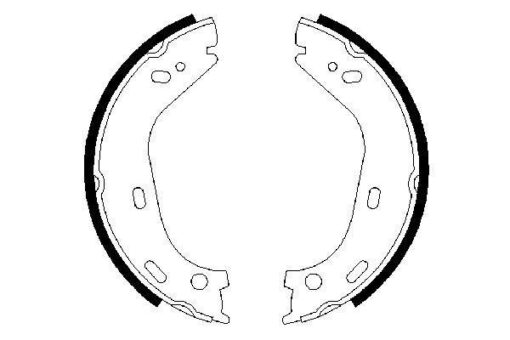 Fren Balatası Arka Park Frenı Mercedes W116 W126 W123 R107 C107 - A1164200020