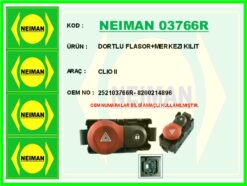 Dortlu Flasor Merkezı Kılıt Clıo Iı - 252103766R-8200214896
