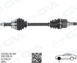 Ön Aks Komple Sol Ford Escort V / Vı 1.6 Hcs / 1.8 16v / 1.8d 90>95 - 97FX3220CA-1014111