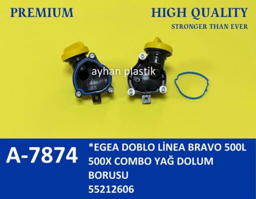 Yağ Dolum Borusu Ve Contası Egea Doblo Linea Bravo 500l 500x Combo - 55212606