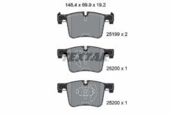 Fren Balatası On Bmw F20 F21 F22 F23 F30 F31 F34 F35 F32 F33 F36 - 34118855010
