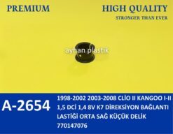 Direksiyon Bağlantı Lastiği Orta Sağ Küçük Delik Clio Iı Kangoo I-ıı 1.5 Dci 1.4 8v K7 98-08 - 770147076