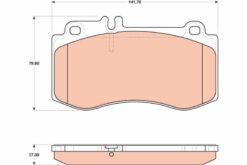 Fren Balatası On Mercedes C218 X218 W212 S212 - A0074204920