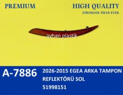 2026-2015 Egea Arka Tampon Reflektörü Sol - 51998151