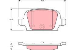 Arka Fren Balatası Opel Corsa C 1.4 1.7 Cdti 1.8 00>06 Tıgra 1.3 Cdtı 04>10 Disk Frenler - 93178789-1605965-1605994-9200132