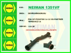Devirdaim Borusu Psa 207-p208-p308 1.4-1.6 16v-partner Tepee-rcz 1.6 - 1351.VF