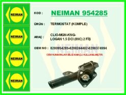 Termostat Komple Clıo-mgn-kng-logan 1.5 Dcı 89c 2 Fiş - 8200954285-8200244402-8200374994