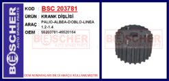 Krank Dişlisi Palıo-albea-doblo-lınea 1.2-1.4 - 55203781-46520164
