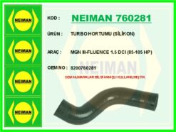 Turbo Hortumu Silikon Mgn Iıı-fluence 1.5 Dcı 85-105 Hp - 8200760281
