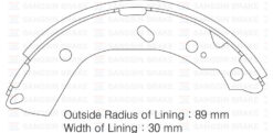 Arka Kampana Pabuç Balata Hyundaı Getz 1.1l 1.3l 1.4l Benzinli 1.5l Crdi Dizel 02-09 - 583051CA00-583051CA10