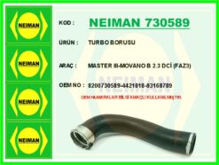 Turbo Borusu Master Iıı-movano B 2.3 Dci Faz3 - 8200730589-4421018-93168789