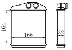 Kalorifer Radyatörü Brazing Corsa C-tıgra Twıntop 1.2-1.4-1.8-1.3cdtı-1.7cdtı 00> 160x165x32 - 1618222-9196140