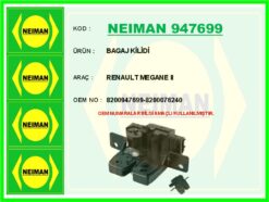 Bagaj Kilidi Renault Megane Iı - 8200947699-8200076240