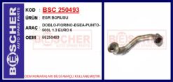 Egr Borusu Doblo-fıorıno-egea-punto-500l 1.3 Euro 6 - 55250493