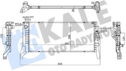 Motor Su Radyatoru Bmw B37 B47 F40 F44 F45 F46 F48 F39 . Mını F54 F60 15 > Countryman F60 16 > Mt Brazıng 680x298x26 - 17118586324