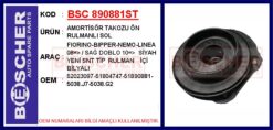 Amortisör Takozu Ön Rulmanlı Sol Fıorıno-bıpper-nemo-lınea 08 > / Sağ Doblo 10 > Siyah Yeni Snr Tip - 52023097-51804747-51890881-5038.J7-