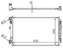 Radyatör Brazing Golf Vıı-a3 1.2-1.4-1.6tdi 12 > Mek 650x395x22 - 5Q0121251EM