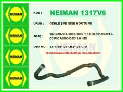 Genleşme Şişe Hortumu 207-208-301-1007-2008 1.6 Hdı C2-c3-c3 Iı-c3 Pıcasso-ds3 1.6 Hdı - 1317.V6-1317.R2-1317.T0