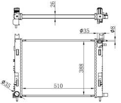 Radyatör Clıo Iv-logan Iı-dokker-lodgy 1.5 Dci - 214100078R-214101612R