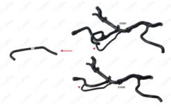 Kalorifer Hortumu Opel Vectra B 2.0 96-99 - 1336125-90530256-90570428