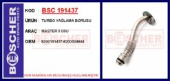Turbo Yağlama Borusu Master Iı G9u - 8200191437-8200004844