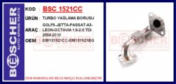 Egr Borusu Golf5-jetta-passat-a3-leon-octavıa 1.9-2.0 Tdı 2004-2010 - 038131521CC-038131521BQ