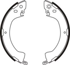 Arka Kampana Pabuç Balata Mıtsubıshı L300 2.5l 4d56 8v P15v Panelvan 86-00 / L200 2.5l 4d55 4d56 8v K14t 4x2 86-96 - MB699019-MB699018-MB238520