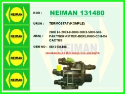 Termostat Komple Astra L-corsa F-mokka-crossland-grandland-combo E-p208 I-ıı-p2008 I-ıı-p3008-p308 Iı-p5008-p508-partner-rıfter-berlıngo-c3 Iı-c4 Cactus- Pıcasso-c5 Aırcross 1.2 Thp-puretech Eb2 - 9812131480