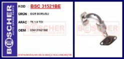 Egr Borusu T5 1.9 Tdı - 038131521BE