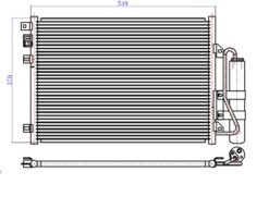 Klima Konderseri Radyatörü Renault Clio Iı 98>05 Clıo Symbol I 01> Kangoo 97> Symbol Iı 08>14 1.2 D7f 1.4 K4j 1.5dci 1.9dti F9q Kurutucu İle - 8200106950-8200757789-7700428083
